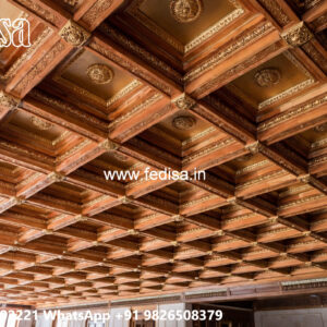 Wooden Ceiling Design Passage False Ceiling Design No-7305