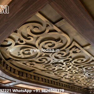 Wooden Ceiling Design Hall Ceiling Design In Cement No-7308