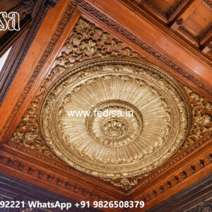Wooden Ceiling Design Cornice Molding Pop Design No-7310