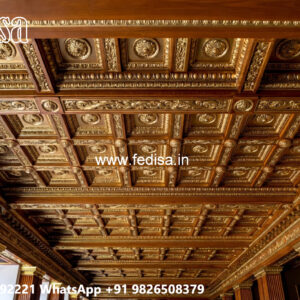 Wooden Ceiling Design Car Porch Ceiling Design 2026 No-7357