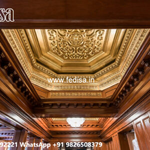 Wooden Ceiling Design Pop Corner Design Price No-7378
