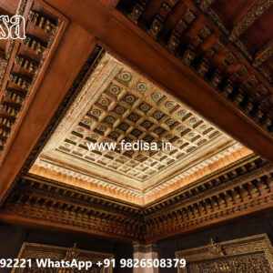 Wooden Ceiling Design Cornice Molding Design Pop No-7382