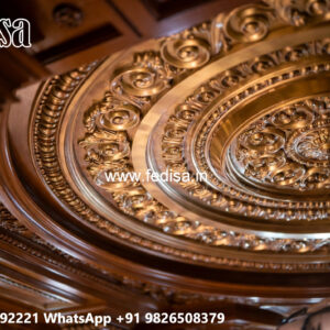 Wooden Ceiling Design Puja Room Ceiling Design No-7405