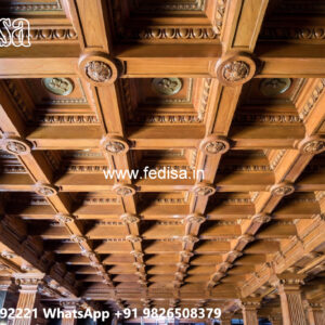 Wooden Ceiling Design False Ceiling Glass Design No-7456
