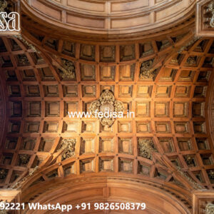 Wooden Ceiling Design Small Office False Ceiling Design No-7481