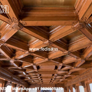 Wooden Ceiling Design Gypsum Decor Design No-7544