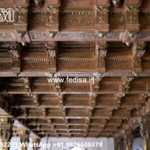 Wooden Ceiling Design Hall Room False Ceiling Design No-7570