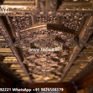 Wooden Ceiling Design Pvc Panel False Ceiling Design No-7580