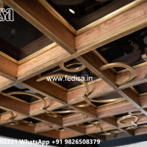 Wooden Ceiling Design Decorative Pvc Ceiling Design No-7615