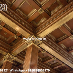 Wooden Ceiling Design Puja Room False Ceiling Design No-7616
