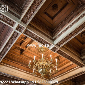 Wooden Ceiling Design Pop Design For Passage No-7619