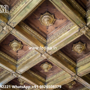 Wooden Ceiling Design Pop Ceiling Led Light Design No-7620