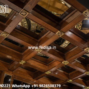 Wooden Ceiling Design False Ceiling Design For Showroom No-7622