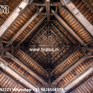 Wooden Ceiling Design House Chhat Design No-7639
