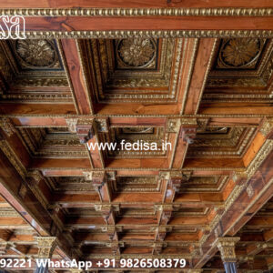 Wooden Ceiling Design Pop Gola Design No-7658