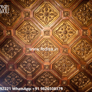 Wooden Ceiling Design Gipson Pop Design No-7665