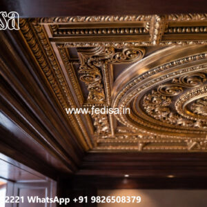 Wooden Ceiling Design Single Layer False Ceiling Design No-7672