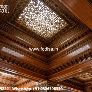 Wooden Ceiling Design Pop Design For Hall Simple No-7684