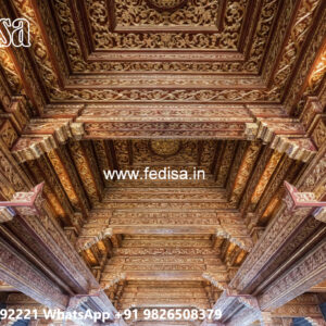Wooden Ceiling Design Pop Dizain 2026 No-7695