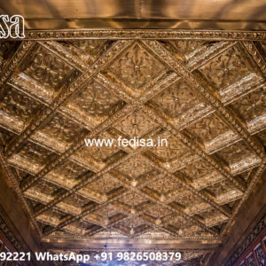 Wooden Ceiling Design Cnc Pop Design No-7716