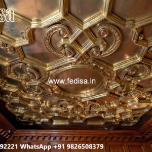 Wooden Ceiling Design Wall Putty Design On Ceiling No-7807