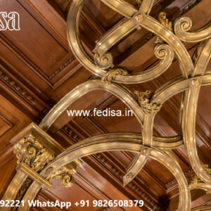 Wooden Ceiling Design Fall Ceiling Hall No-7821