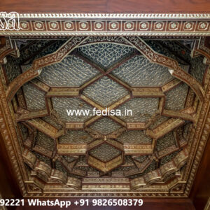 Wooden Ceiling Design Tv False Ceiling No-7838