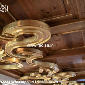 Wooden Ceiling Design Fiber False Ceiling Design No-7844