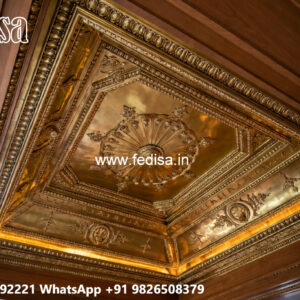 Wooden Ceiling Design Living False Ceiling Design No-7849