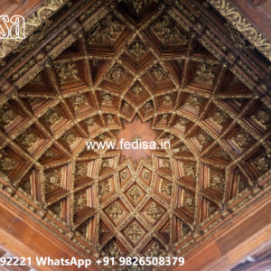 Wooden Ceiling Design False Ceiling Design For Drawing Room With Fan No-7856