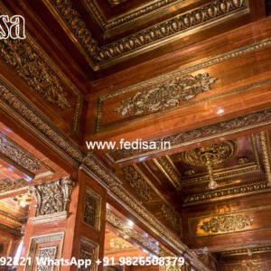 Wooden Ceiling Design Pop Hall Ceiling Design 2026 No-7868