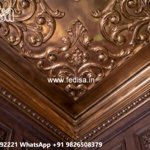 Wooden Ceiling Design Home Hall Pop Design No-7908