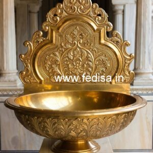 Designer Brass Wash Basin Ideas for Contemporary Homes No-006