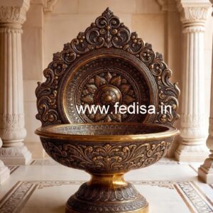 Exclusive Brass Wash Basin Designs for Luxury Villas No-019