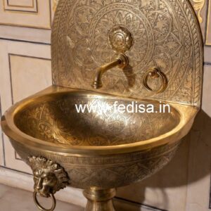 Decorative Brass Wash Basin Designs for Elegant Interiors No-023