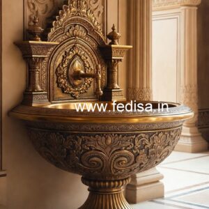 Artistic Brass Basin Design for Luxury Interiors No-047