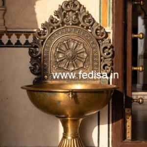 Modern Brass Wash Basin with Minimal Design No-081