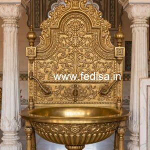 Contemporary Brass Wash Basin Decor Inspiration No-086