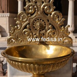 Luxury Brass Wash Basin Designs for Dream Homes No-087