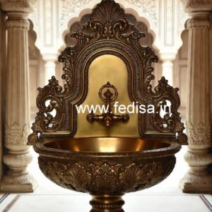 Stylish Bathroom Decor with Brass Basin Designs No-088