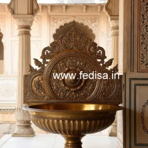 Brass Wash Basin Ideas for Elegant Interior Spaces No-089