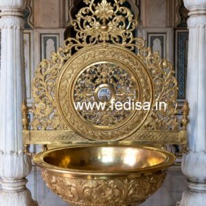 Artistic Brass Basin Decor for Elegant Bathrooms No-097