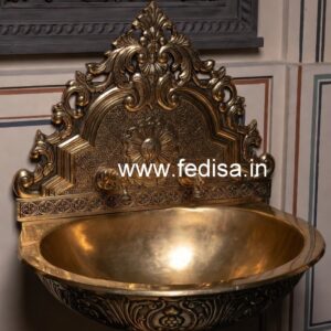 Stylish Brass Wash Basin for Marble Bathrooms No-195