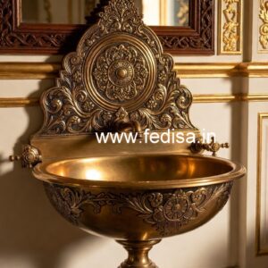 Elegant Brass Sink Ideas for Contemporary Bathrooms No-207