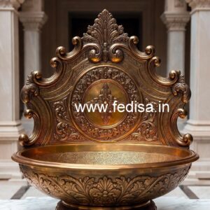 Contemporary Brass Wash Basin for Luxury Living No-225