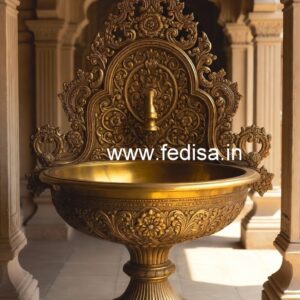 Luxury Brass Bathroom Sink with Unique Finish No-232