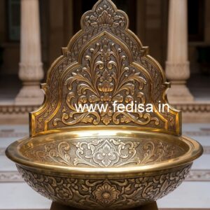 Elegant Brass Bathroom Basin for Luxury Interiors No-237