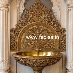 Modern Brass Sink Decor for Contemporary Bathrooms No-238