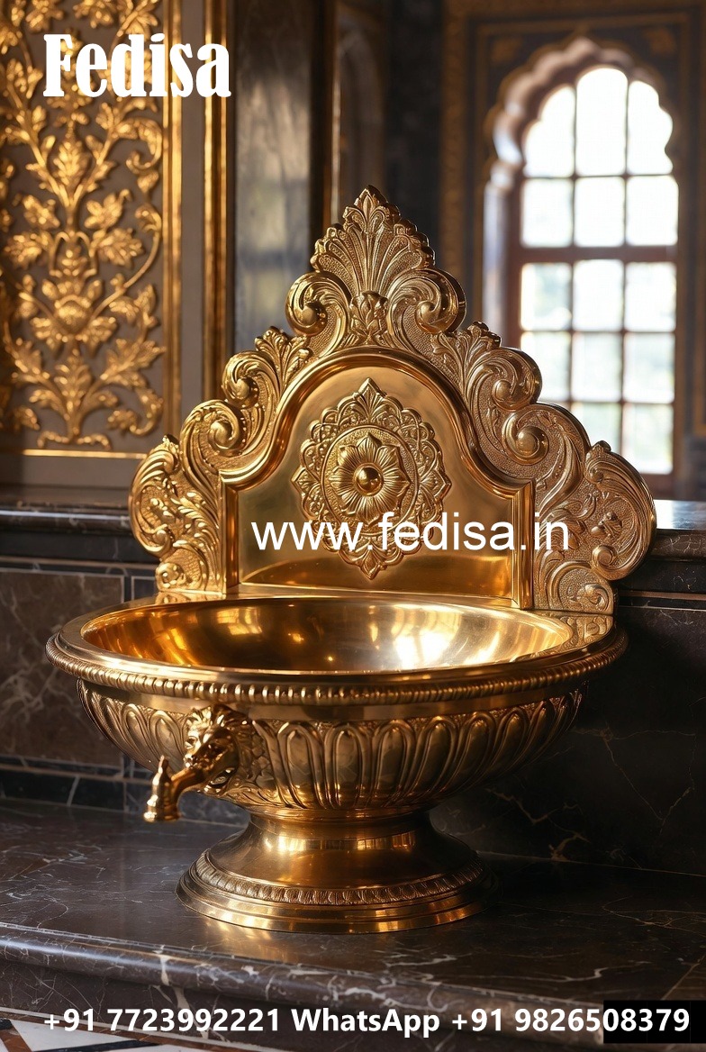 Modern Brass Wash Basin Collection for Homes No-286