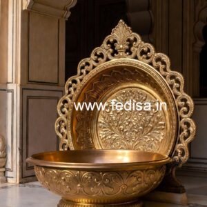 Brass Basin with Golden Finish No-330